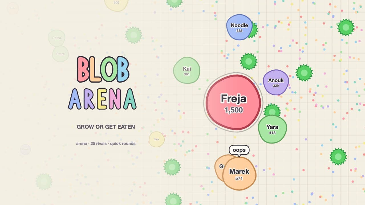 Blob Arena key art