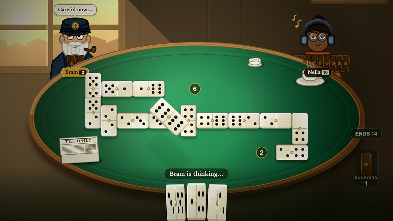 Dominoes key art