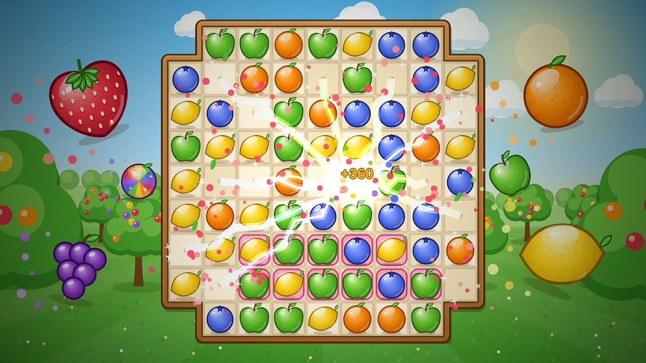 Fruit Cascade key art