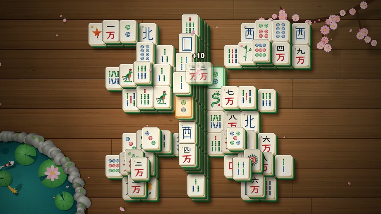 Mahjong Garden key art