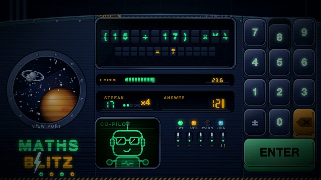 Maths Blitz key art