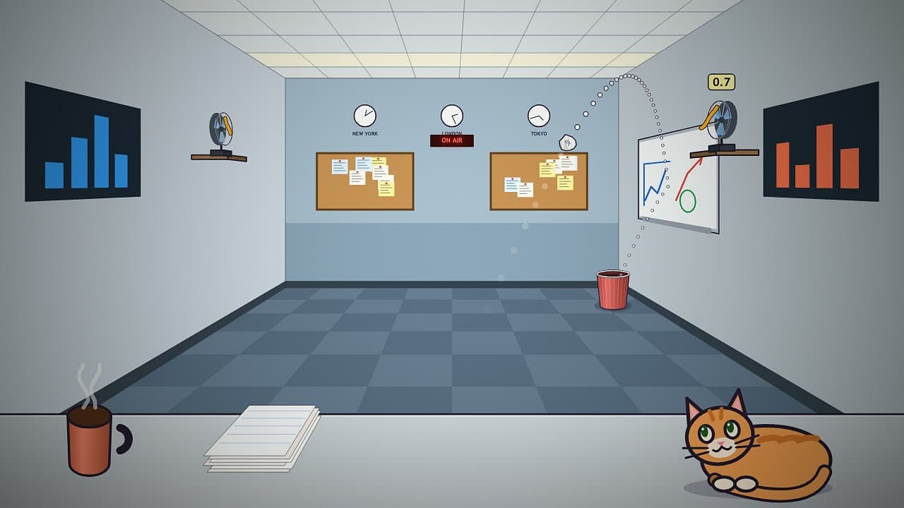 Paper Toss key art